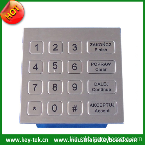 16keys 4X4 Keypad (K-TEK-B100KP-FP)